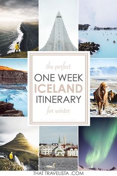 the perfect one - week iceland itinerary for winter