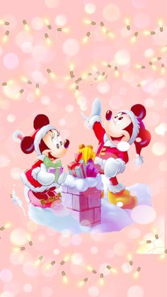 mickey and minnie mouse christmas wallpaper