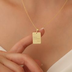 14k Gold Custom Handwriting Necklace Material: High Quality Solid 925 Sterling Silver THICK plating of 14k Gold, Rose Gold, or Rhodium (Silver) Chain includes a 2" extension for adjustable fit Hollow back design ♡ The most unique jewelry you can find, perfect as a gift for yourself or a loved one. ♡ All of our jewelry is handcrafted with enthusiasm and great care in our workshop. ► How to Order Simply use the 'PERSONALIZATION BOX' to specify the LETTER you would like. Letters are written in uppe Handwriting Necklace Custom, Jewelry Couple, Handwriting Necklace, Couple Necklace, Couple Necklaces, Signature Jewelry, Engraved Necklace, Necklace Personalized, Name Necklace