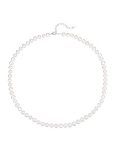 Materials: Freshwater Pearls, White Gold Vermeil Pearl Size: 6mm-6.5mm Necklace Length: 15.7 Inches (40cm) Miss Circle, Fierce Women, Pearls Necklace, White Necklace, Freshwater Pearl Necklaces, Pearl Size, Mecca, Necklace Length, Online Retail