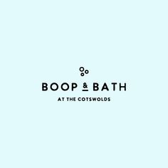 the logo for boop & bath at the cotswolds