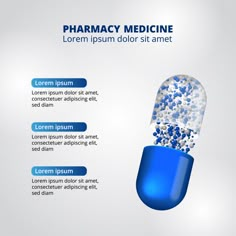 Pharma Infographic, Pharmacy Design Graphics, Pharmacy Illustration, Healthy Poster, Medicine Box Design, Stationary Design Branding, Data Infographic, Infographic Social Media