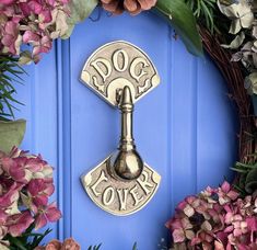 DOG LOVER Door Knocker (BRAND NEW) We'll take bets that you probably have more than one person in your life who's truly obsessed with their dog -- you may even include yourself in that count! Who can blame you? Cement your status as an ultimate DOG LOVER with our adorable door knocker.  Handmade in solid brass by skilled British craftsmen Available in 5 finishes: - Unlacquered brass  - Polished brass - Matt Nickel  - Polished Nickel  - Satin Black  Dimensions : Height - 16.5cm / 6.5'' Width - 8cm / 3.15'' Weight - 750g / 1.65lbs Installation:  This door knocker installs with 2 bolts through the door and secured with decorative bolts on the inside of the door. All fixings provided with knocker as well as a knocker template for easy installation. Dog Door Knocker, Front Door Hardware, Door Knobs And Knockers, Brass Door Knocker, Dog Door, Door Knocker, Brass Door, Unlacquered Brass, Door Knockers