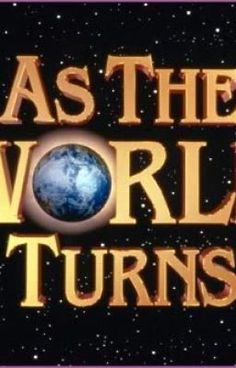 the logo for as the world turns