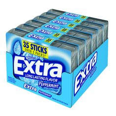 Wholesale Extra Peppermint Gum Mega Pack 3.33 Oz- Bulk