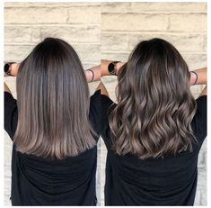 Ash Brunette Hair, Ash Brunette, Brunette Hair Color With Highlights, Dark Brunette Hair, Ash Hair Color, Brunette Balayage Hair, Balayage Brunette