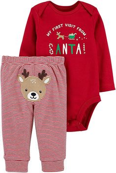 Christmas Baby Clothes, Christmas Bodysuit, Winter Baby Clothes, Reborn Toddler, Baby Christmas Outfit, Pant Sets, From Santa