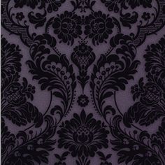 a black and white wallpaper with an ornate design on it's side,