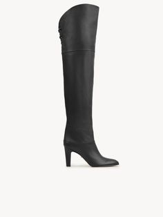 Chloé Eve Thigh High Boot | Chloé US Chloe Edith Boots, Knee Boot, Blouse Pants, 70s Inspired, Thigh High Boots, Small Leather Goods, Thigh High, Over The Knee Boots, Thigh Highs