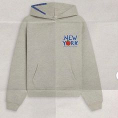 Do Not Buy!! Interested In This Sweatshirt In A Size L!!! Or The Brown Nyc Hoodie In Size L Madhappy Hoodie, Nyc Hoodie, New York Hoodie, School Outfits, Fleece Hoodie, Combed Cotton, Drop Shoulder, Cotton Fabric, Relaxed Fit