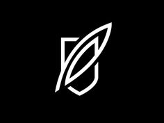 a black and white logo with the letter d in it's center, surrounded by leaves