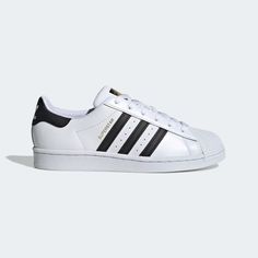 Women's Superstar Cloud White and Core Black Shoes | Women's & Originals | adidas US Superstar Shoes, Basketball Courts, Adidas Shoes Superstar, Adidas Design, Superstars Shoes, Baskets Adidas, Adidas Originals Superstar, Adidas Zx, Sneakers Adidas