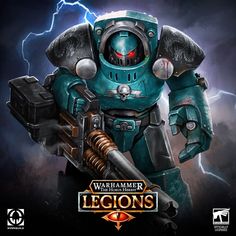 Alpha Legion Terminator, Black Library, Warrior Art