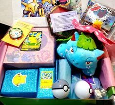 a box filled with lots of toys and other items for kids to use in the playroom