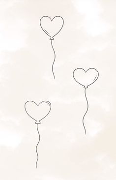 Floating Hearts Tattoo, Heart Shaped Balloon Tattoo, Heart Balloons Drawing, Balloon Tattoo Design, Heart Balloon Drawing, Heart Balloon Tattoo, Ballon Tattoo, Tattoos 2023, Balloon Tattoo