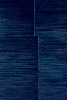 an abstract painting with dark blue colors and lines on the bottom, in shades of black