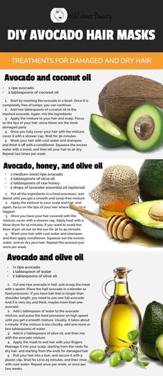 Diy Avocado Hair Mask, Avocado Hair Mask, Avocado Hair, Diy Dry Shampoo, Long Hair Tips, Glossy Hair, Diy Hair Mask, Have Inspiration