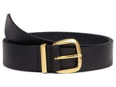 Madewell The Essential Wide Leather Belt - Women's Belts : True Black : The Madewell The Essential Wide Leather Belt elevates everything from your daytime jeans to nighttime look. The wide design offers easy style. The delicate buckle brings the ideal to shine to any outfit. Spot clean. Cow leather construction. Made in Italy. High Waist Leather Belts, Black Gold Belt, Black Belt Women, Black Belt Gold Buckle, Belt Aesthetic, Black And Gold Belt, Scorpio Ascendant, Snow White Costume, Luxurious Fashion