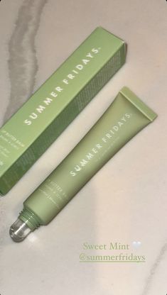 Sweet Mint Summer Fridays, Mint Summer Fridays, How To Use Makeup, Summer Friday, Makeup Bag Essentials, Sephora Skin Care, I Love Summer, Eye Makeup Designs, Lip Products