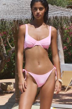 UNDERWIRE BALCONETTE BIKINI TOP Halter Shirt, Casual Denim Shirt, Long Sleeve And Shorts, Body Top, Women Swimwear, Pyjama Bottoms, Festival Looks, Shorts With Tights, Pink Velvet