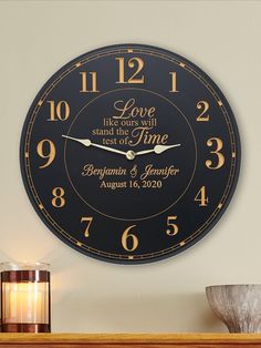 a clock that says love is the only time for us to see what's in it