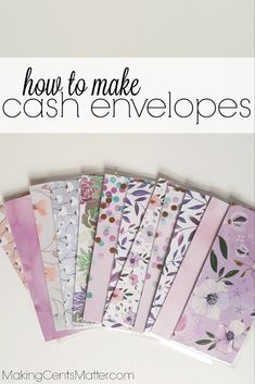 how to make cash envelopes from making cents mathercoon com, featured by top us craft blog