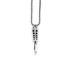 In the world of weapons used for melee attacks, you won’t find Butterfly Knife missing. Nevertheless, this pendant should not be found missing in your vast collection of necklace. Its ability to infatuate the eyes in contact with it at close range is still a mystery to many. The pendant was specially made to include all the exciting features of a Butterfly Knife. Displaying both the cutting edge and the swedge of the blade, and the pivot joint joining the blade with the two silver hilts. Experie Knife Pendant, Knife Necklace, Butterfly Knife, Pendant Design, A Butterfly, Hand Designs, Rope Chain, Accessories Shop, Precious Metals