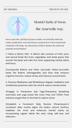 Sattvic Diet, Meditation Affirmations, Minds Journal Quotes, Ayurvedic Herbs, Yoga For Kids, Morning Yoga