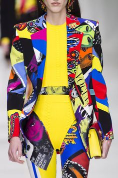 Artistic Clothes, Fashion Trend Pattern, Fashion Milan, Fashion Trend Board, Fashion Trend Inspiration, Vogue Vintage, Fashion Trend Forecast, Colorful Jacket