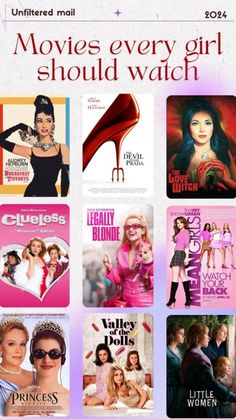 the movies every girl should watch on their iphone or ipad, and it's free to use