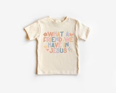 Christian Kids Shirts, Jesus Kids, Jesus Apparel, Christian Graphic Tees, Christian Shirts Designs, 2024 Wishlist, Church Youth, Teaching Toddlers, Christian Stuff