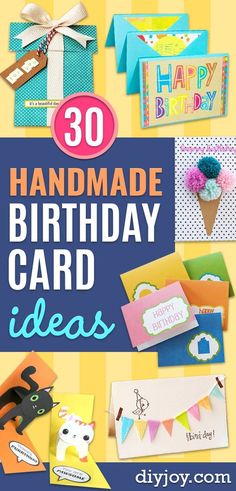 handmade birthday card ideas that are easy to make and great for any age child