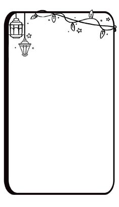 a black and white drawing of a blank paper