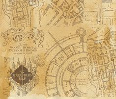 an old map is shown with many places to go on the map, and it's brown paper