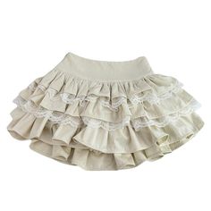 𝒜𝒷ℴ𝓊𝓉: This elegant white ruffled skirt embodies the on-trend ballerina-core aesthetic. Delicately adorned with lace. It seamlessly combines sophistication with a touch of romantic flair. Cotton, Polyester ♡ 𝓼𝓲𝔃𝓲𝓷𝓰 ♡ S: Waist: 62cm/ 24.4 in. Length: 38cm/ 15.0 in M: Waist: 66cm/ 26.0 in. Length: 39cm/ 15.4 in L: Waist: 70cm/ 27.6 in. Length: 40cm/ 15.7 in White Ruffled Skirt, Mini Ruffle Skirt, Cutesy Clothes, Ballerina Core, Online Closet, Platform Mary Janes, Ruffled Skirt, Platform Slippers, + Core + Aesthetic