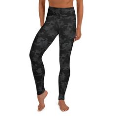 Looking for super soft, stretchy and comfortable leggings? Then look no further. Our "Black ops" leggings are purr-fect for yoga, swimming, working out, or lounging around. Whatever your lifestyle, we've got all day comfort and style just for you. Also available in plus sizes (2XL-6XL). Our leggings are 82% polyester, 18% spandex and lovingly designed by The Fat Cat and his owner for your enjoyment. With * Material that has a four-way stretch, which means fabric stretches and recovers on the cross and lengthwise grains. * A smooth, comfortable microfiber yarn, and * A raised waistband * UPF 50+ (perfect for swimming or sun protection at the beach) They are precision-cut and hand-sewn after printing. We know you'll love them as much as we do! IMPORTANT: All our leggings are made to order so Black Full-length Leggings For Streetwear, Black Full Length Leggings For Streetwear, Fitted Camouflage Leggings For Sports, Black Compression Leggings For Outdoor, Black Sporty Leggings For Outdoor, Black Squat Proof Casual Leggings, Black Full-length Squat Proof Leggings, Casual Black Squat Proof Leggings, Casual Black Leggings For Outdoor