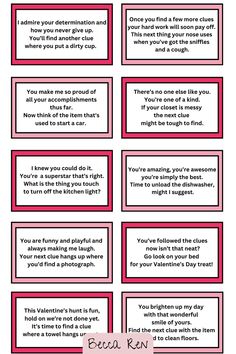 four different types of speech cards with the words