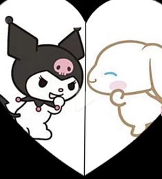 two heart shaped pictures with cartoon animals in the middle one has an elephant on it's back