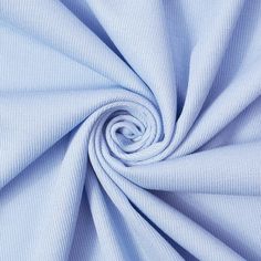 a close up shot of the fabric in light blue color, it is very soft