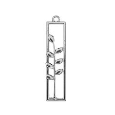 Buy the John Bead Silver Rectangle with Leaves Pendants, 4ct. at Michaels. com. These silver rectangle with leaves jewelry pendants can be used to compose necklaces, bracelets and other accessories, adding a little spice to jewelry. These silver rectangle with leaves jewelry pendants can be used to compose necklaces, bracelets and other accessories, adding a little spice to jewelry. The precise design of these silver jewelry findings is able to add a touch of elegance to your style due to its si Leaves Jewelry, Jewelry Pendants, Michael Store, Leaf Jewelry, Leaf Pendant, Jewelry Findings, Charm Jewelry, Pendant Jewelry, Zinc Alloy