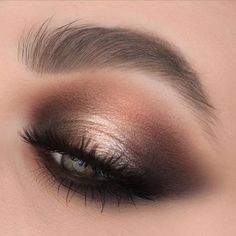 Copper Eyeshadow, Nabla Cosmetics, Eyeshadow For Blue Eyes, Makeup Guide, Brown Eyeshadow