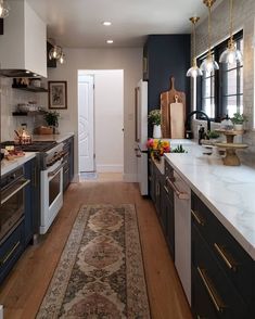 the kitchen is clean and ready for us to use in its new owner's home