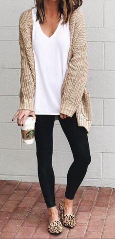 Look Legging, Winter Fashion Outfits Casual, Casual Work Outfits, Casual Fall Outfits, Looks Style, Winter Fashion Outfits