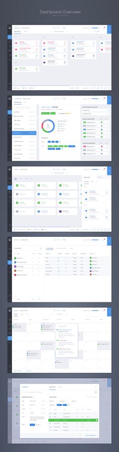 three screens showing different types of webpages and the same size as shown in this image