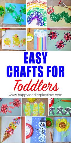 easy crafts for toddlers to make