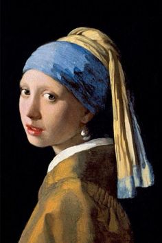 a painting of a girl with a pearl earring