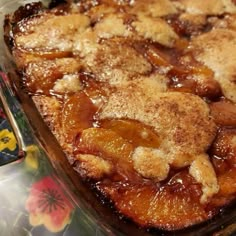 a close up of a pie on a table