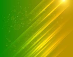 an abstract green and yellow background with bubbles on the bottom, in shades of light