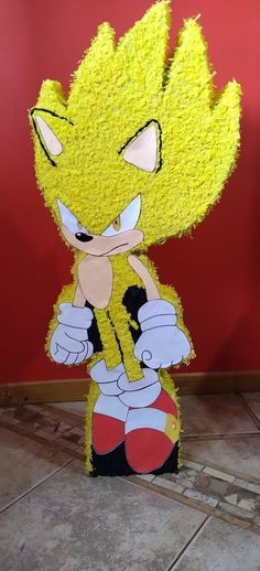 an image of a cartoon character made out of cake