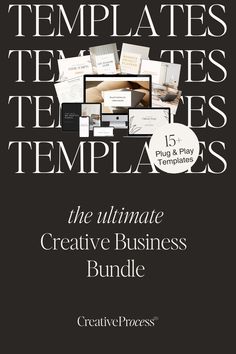 the ultimate creative business bundle for adobe, wordpress and other graphic projects is shown